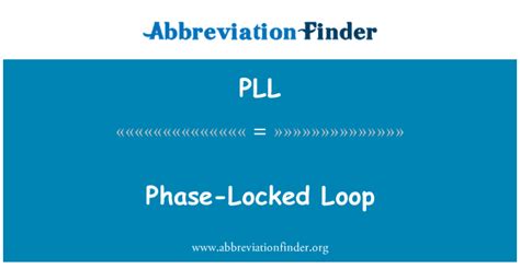 pll meaning